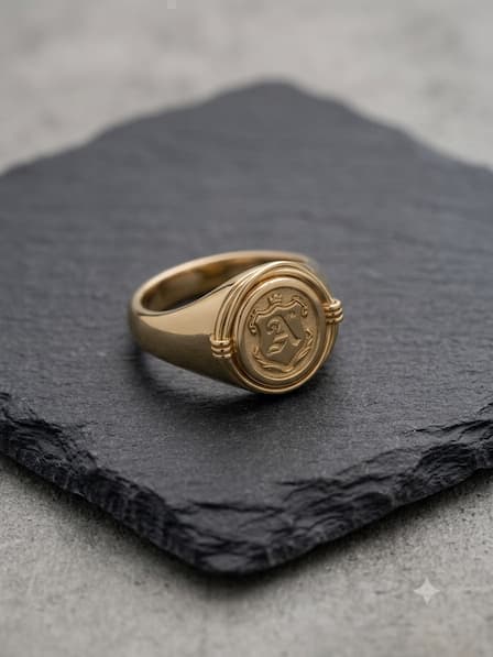 Anillo de Sello Gilded Wrap